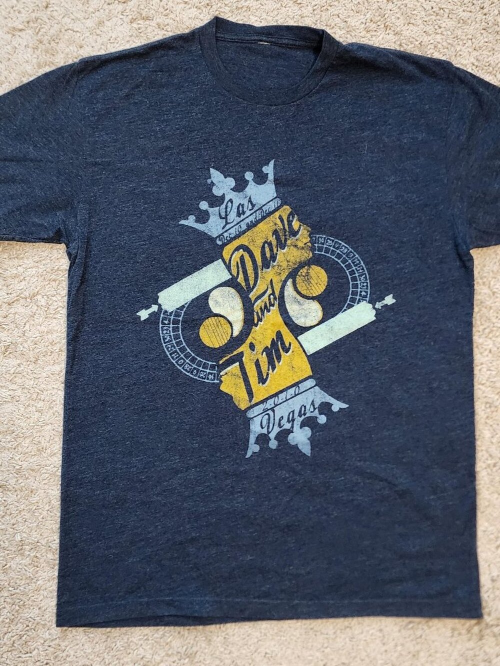 Dave Matthews and Tim Reynolds - Las Vegas 2010 Event t shirt - Size Medium